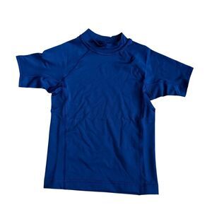 Land’s End Navy Blue Swim Top Rash Guard Toddler Boys 2-3 NWOT
